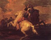 Francesco Simonini, Two battle ends horseman